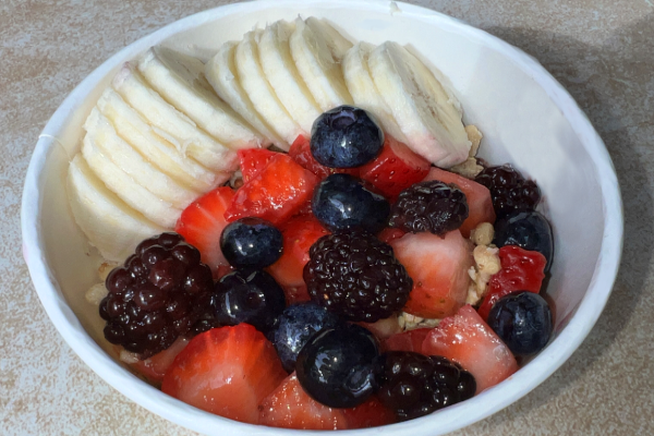 Acai Bowl from Beach City Smoothies in Carlsbad Village, California