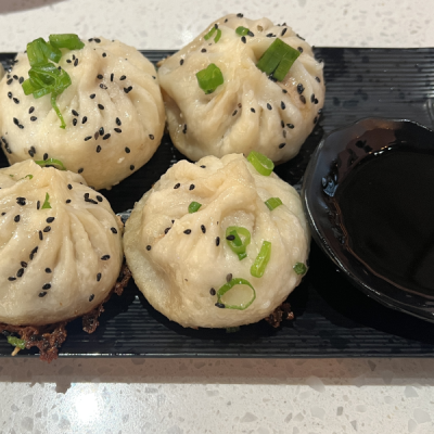 Shanghai grilled pork buns at Tasty Noodle House in Carlsbad, California