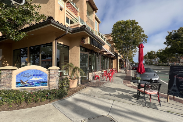 View of French Corner in Carlsbad, California