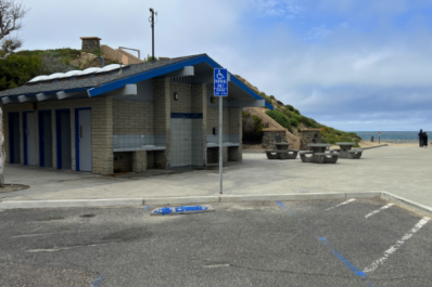 Facilities at South Ponto Beach near Carlsbad, California
