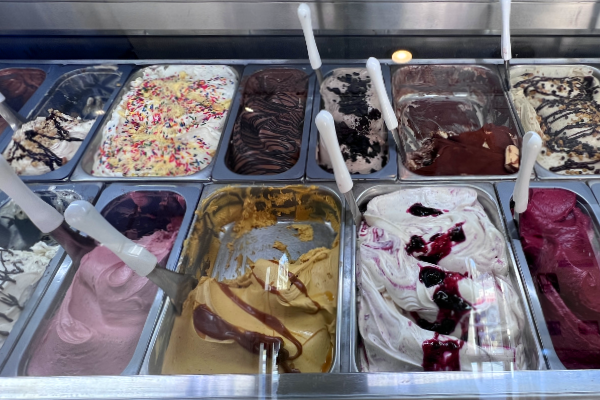 Fresh gelato at gelatolove in Carlsbad, California