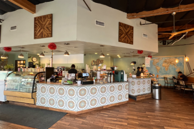 Inside Vinaka Cafe in Carlsbad, California