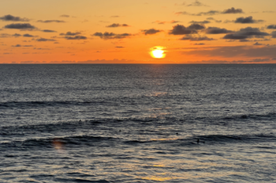 Sunset from Camp Store Cliffs in Carlsbad, California