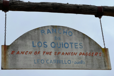 Rancho Sign at Leo Carrillo Ranch in Carlsbad, California