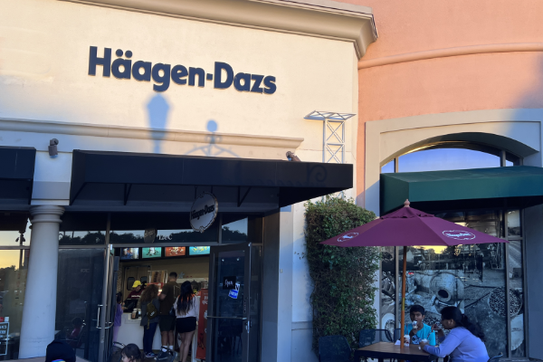Storefront of Haagen-Dazs in Carlsbad, California