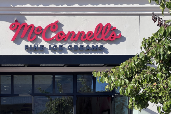 McConnells Ice Cream Strorefront in Carlsbad, California